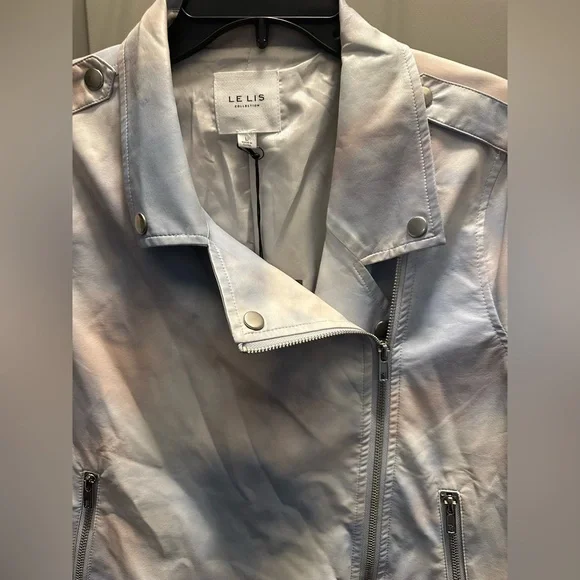Le Lis Size L Moto Jacket NWT - Picture 2 of 8